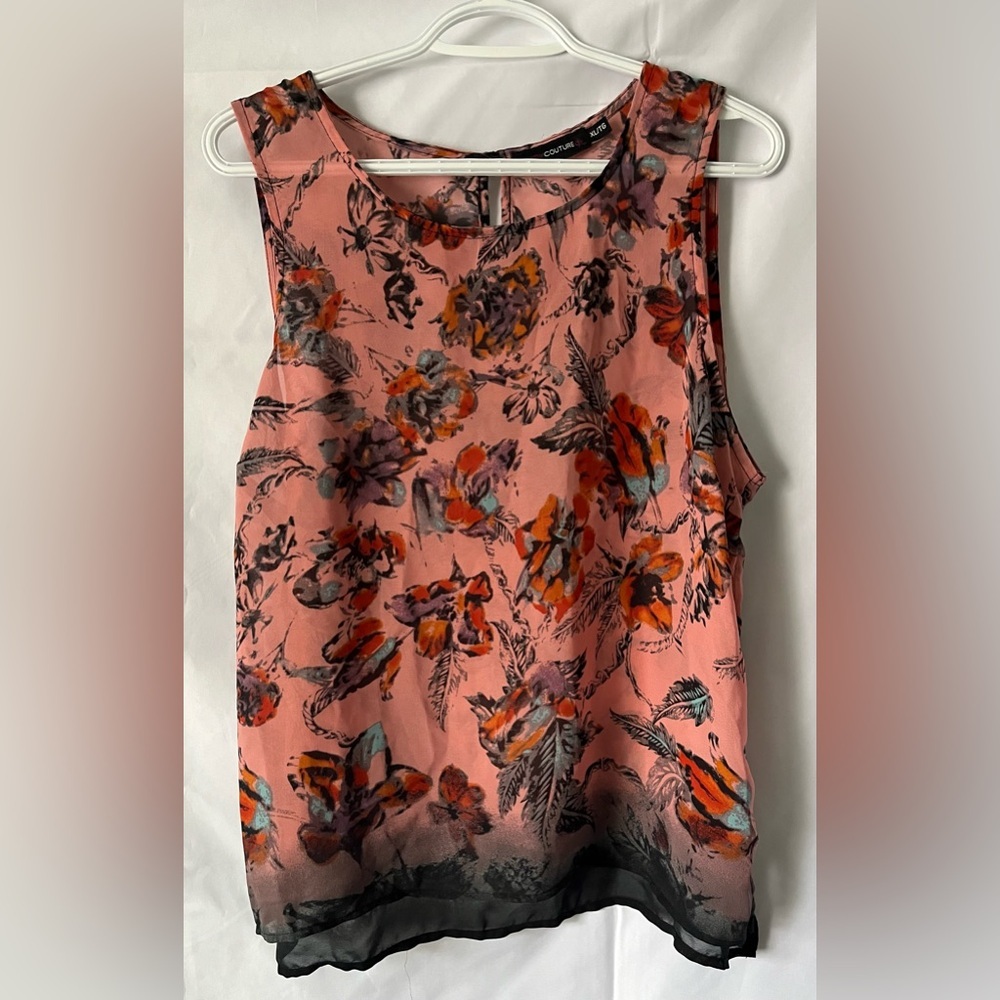 Candy Couture Top Size XL Sleeveless
